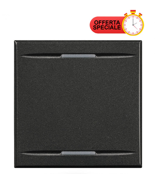 Bticino Axolute Copritasto 2 moduli 2 funzioni con lenti illuminabili HS4911/2