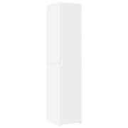 Buffet credenza cassettiera mobiletto mobile contenitore organizer cucina soggiorno salotto alto 40 x 42,5 x 185 cm legno ingegnerizzato bianco 02_0032451