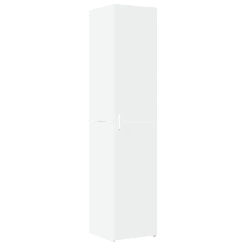 Buffet credenza cassettiera mobiletto mobile contenitore organizer cucina soggiorno salotto alto 40 x 42,5 x 185 cm legno ingegnerizzato bianco 02_0032451