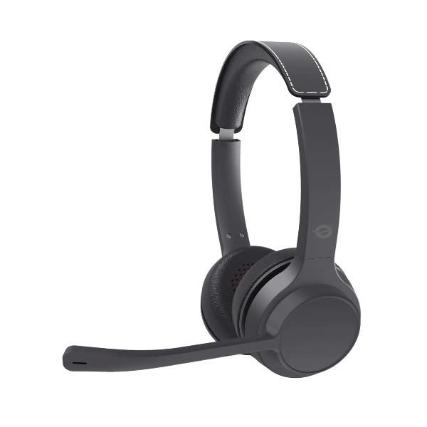 Conceptronic polona04b cuffia e auricolare con cavo e senza cavo a padiglione musica e chiamate usb tipo-c bluetooth nero