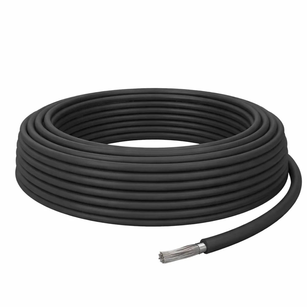 Cavo solare unipolare nero 6 mm² en 50618 per impianti fotovoltaici *** lunghezza metri 50, confezione 1