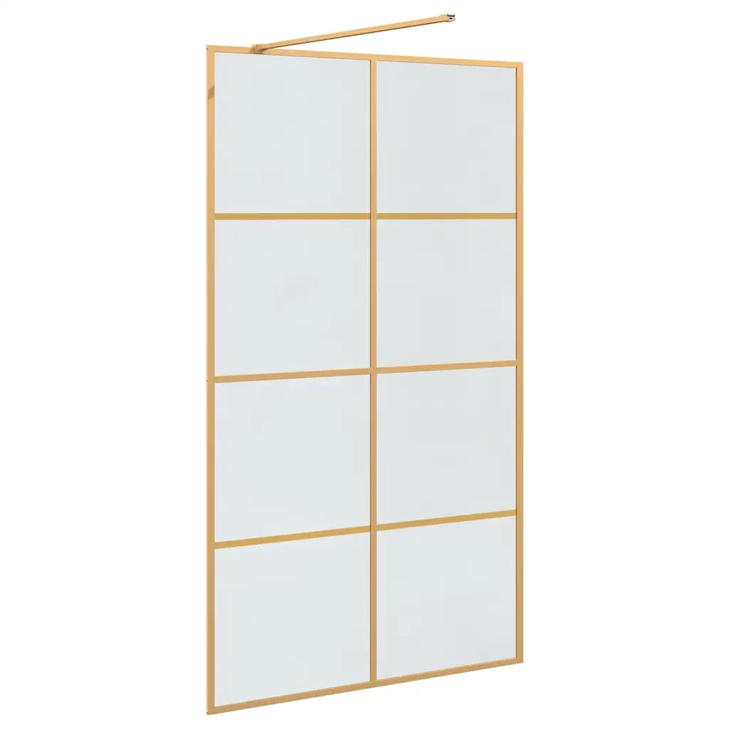 Parete Doccia Walk-in Oro 115 x 195 cm vetro temperato