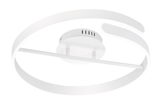 Plafoniera da Interno a LED SMD in Metallo Bianco Opaco