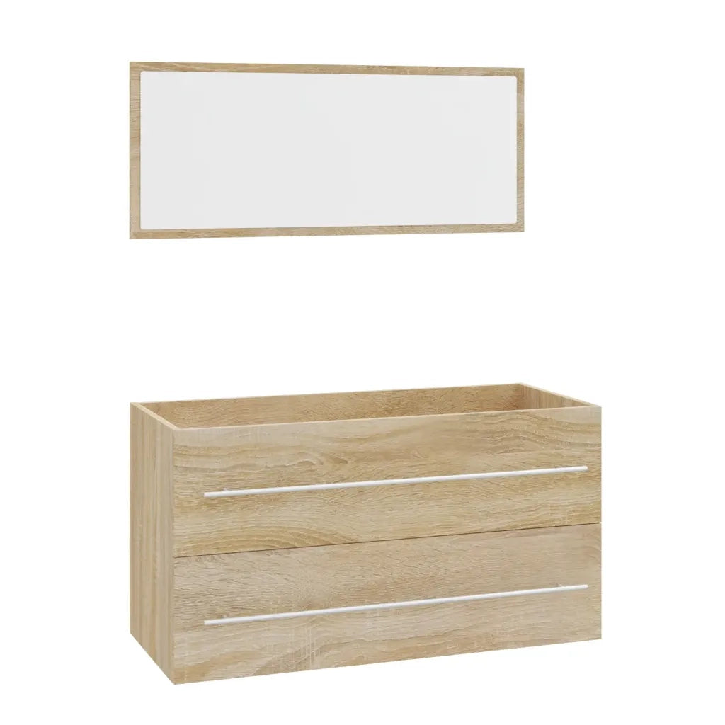 Set Mobili da Bagno 3 pz Rovere Sonoma cod mxl 68965