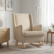 Sedia a dondolo Crema 62 x 80 x 85 cm Tessuto 42029968