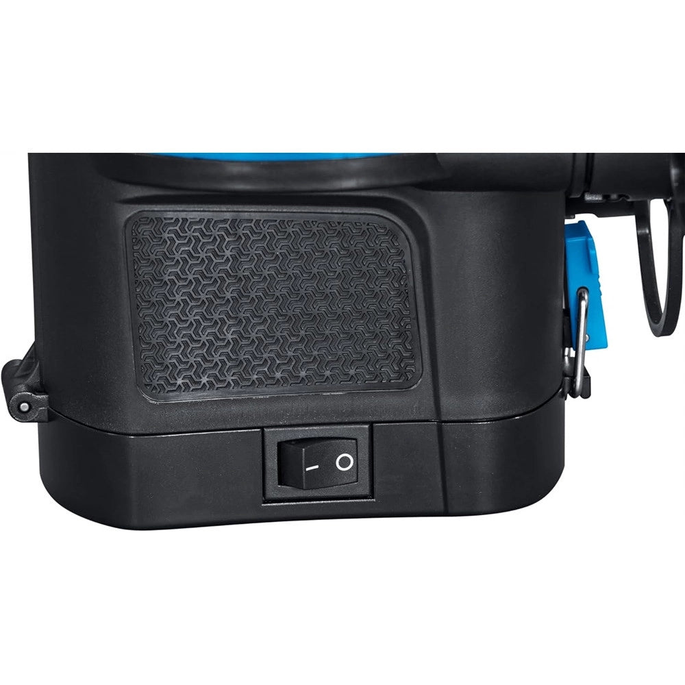 Trade Shop - Pompa Di Gonfiaggio Elettrica Powertouch A Batterie Con 3 Adattatori 12x11x10cm 62254 -