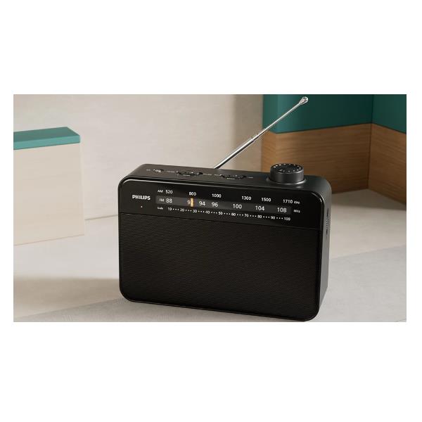 Philips tar2509/10 radio portatile analogico nero