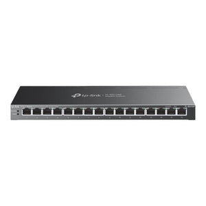 Tp-link tl-sg116p switch di rete non gestito gigabit ethernet (10/100/1000) supporto power over ethernet (poe) nero - 155831