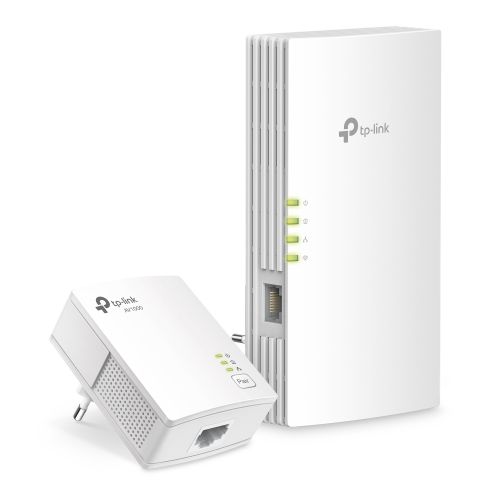 Adattatore powerline tp-link wireless extender tl-wpa7817 kit av1000 ax1500 wi-fi 6 kit1(tl-wpa7817+tl-pa7017)
