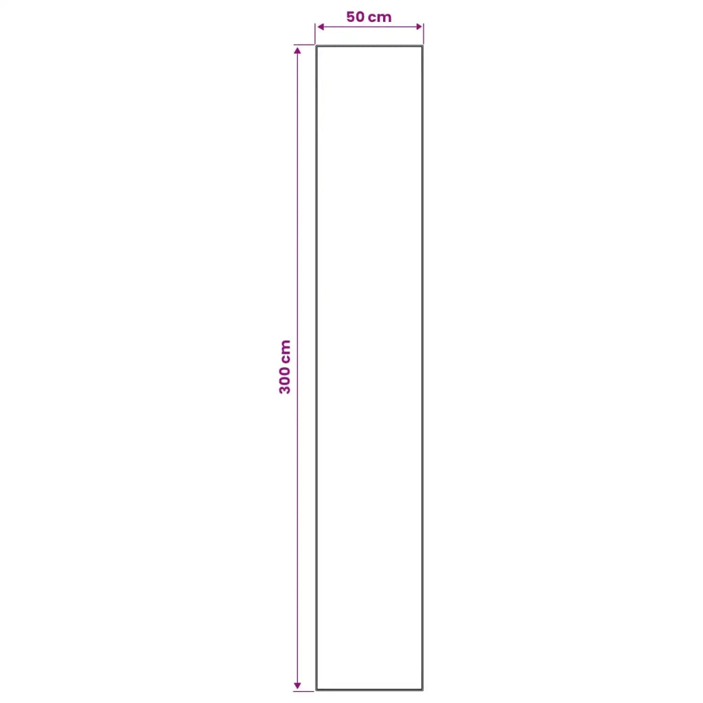 Runner Tappeto LESAKA Argento 50 x 300 cm Velluto diamante 42045315