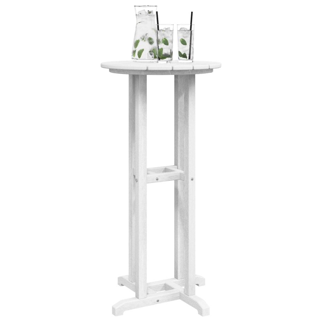 Tavolo da Bar Bianco 55x55x107 cm HDPE