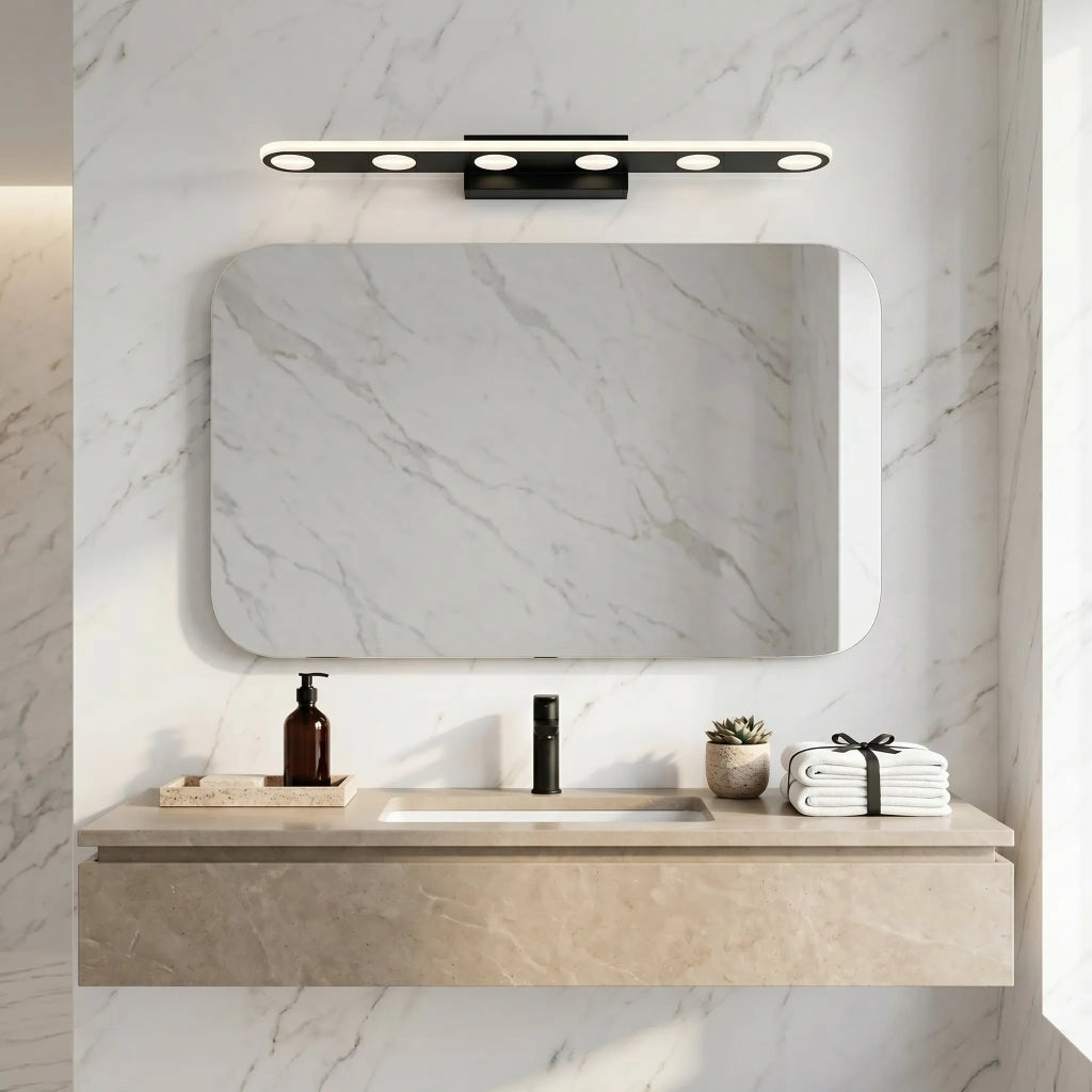 Applique Da Bagno Led Swe055-w Black