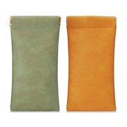 Portaocchiali portatile - Protezione per occhiali da sole - Materiale PU - Dimensioni 17,3 x 8,5 x 1,5 cm - Custodia per occhiali
