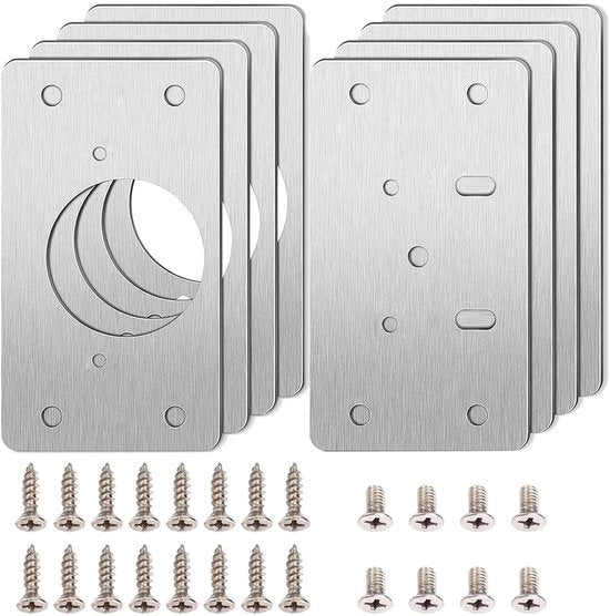Set di Riparazione di Chiusura di Cassetti in Acciaio Inossidabile - 8 Pezzi