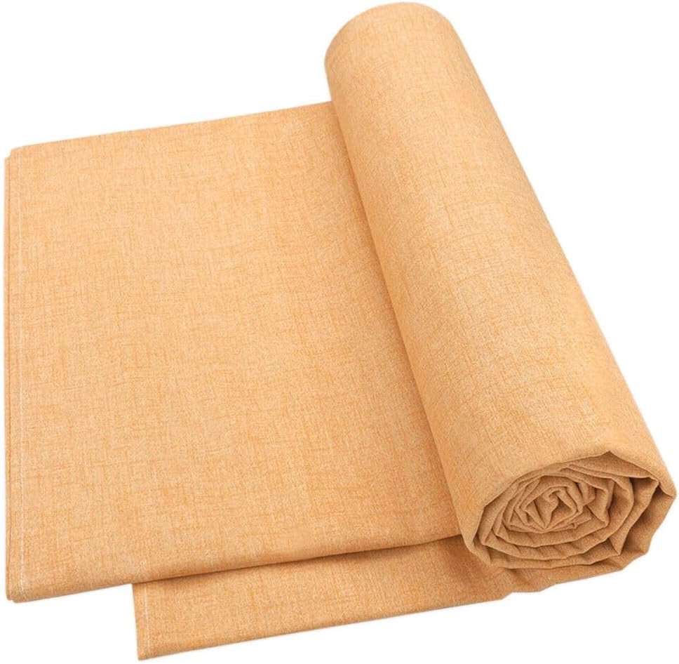 Telo Arredo Cotone 260x280 cm Copridivano Granfoulard Copriletto Tessuto Multiuso Arancione Pastello