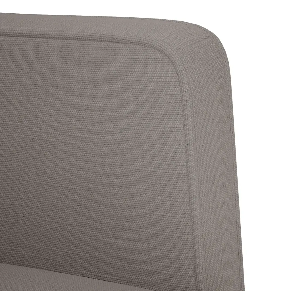 vidaXL Divano Sedia con Braccioli Tortora 53 cm in Tessuto