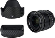 Protezione per Obiettivo Fotografico per Lente FUJIFILM XF 16mm f/1.4 R WR - Fibra di Carbonio, Antimarcatura, Sticker 3M, Decalcomanie, Copertura del Corpo
