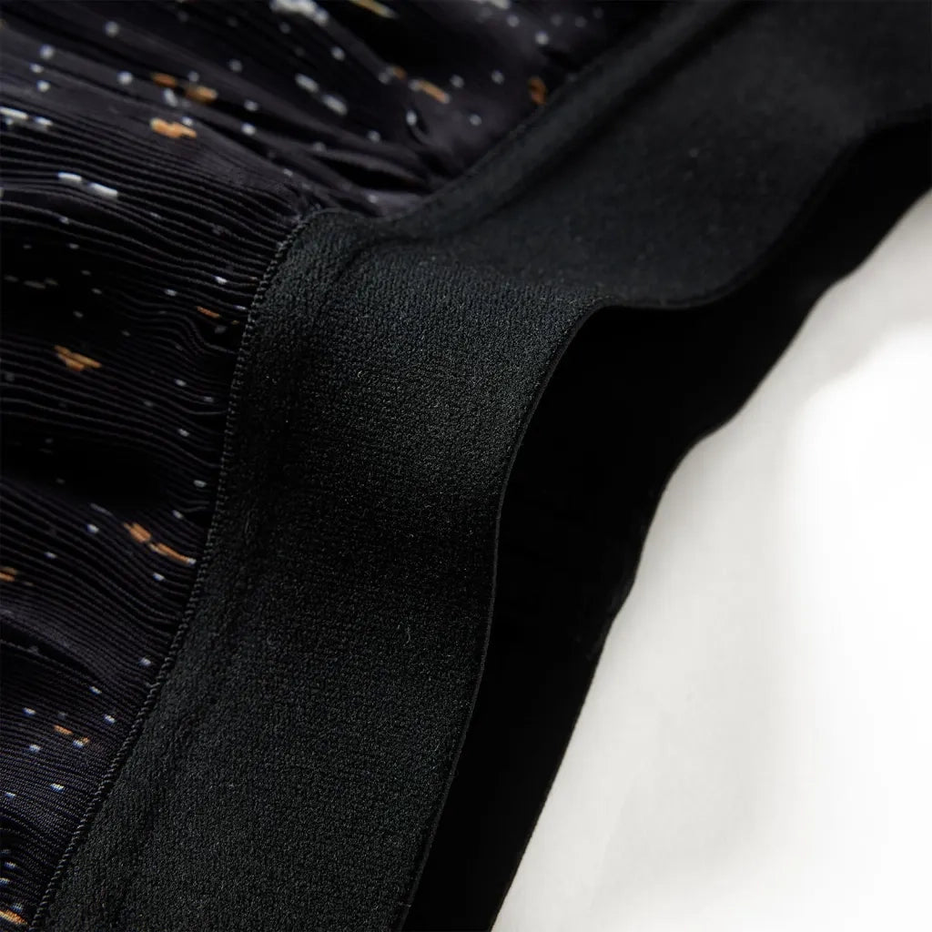 Gonna da Bambina a Strati con Design Arricciatura Nera 92 CFW2642453