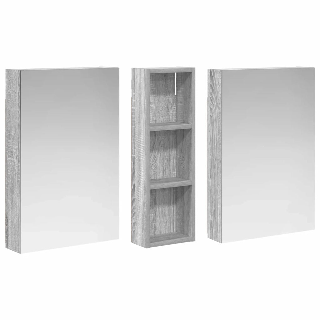 Set di Armadi da Bagno 3 pz 100 x 10,5 x 60,5 cm 3403701