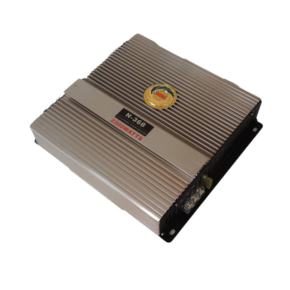 Trade Shop - Amplificatore Auto Stereo Audio 2 Canali 2ch Potenza 2200w Watt 12v N-368 -