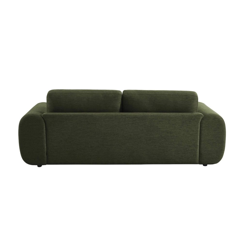 Divano in tessuto, 3 posti, verde kaki
