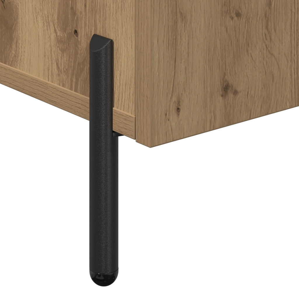 Credenza Artisan in Rovere 90x34x80 cm Legno Ingenerizzato