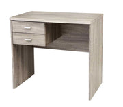 ERMES SCRIVANIA PER UFFICIO IN LEGNO CON 2 CASSETTI 80 X 40X 76 CM OLMO