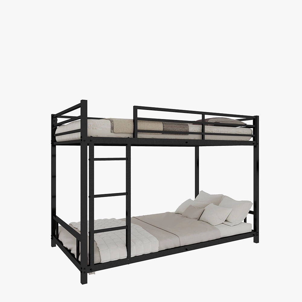 Letto metallico a castello - Xylo - struttura pesante, senza rete