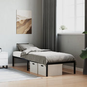 Giroletto-Struttura Letto in Metallo Nero 80x200 cm