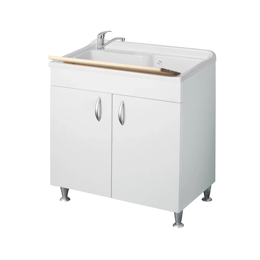 Lavatoio 80x50 cm bianco - Serie Eco
