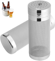 Filtro per caffè/vino in acciaio inossidabile - dimensioni 7x18 cm - utilizzo pratica - filtro mini - duraturo - ecologico