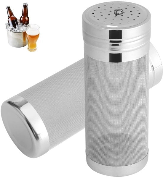 Filtro per caffè/vino in acciaio inossidabile - dimensioni 7x18 cm - utilizzo pratica - filtro mini - duraturo - ecologico