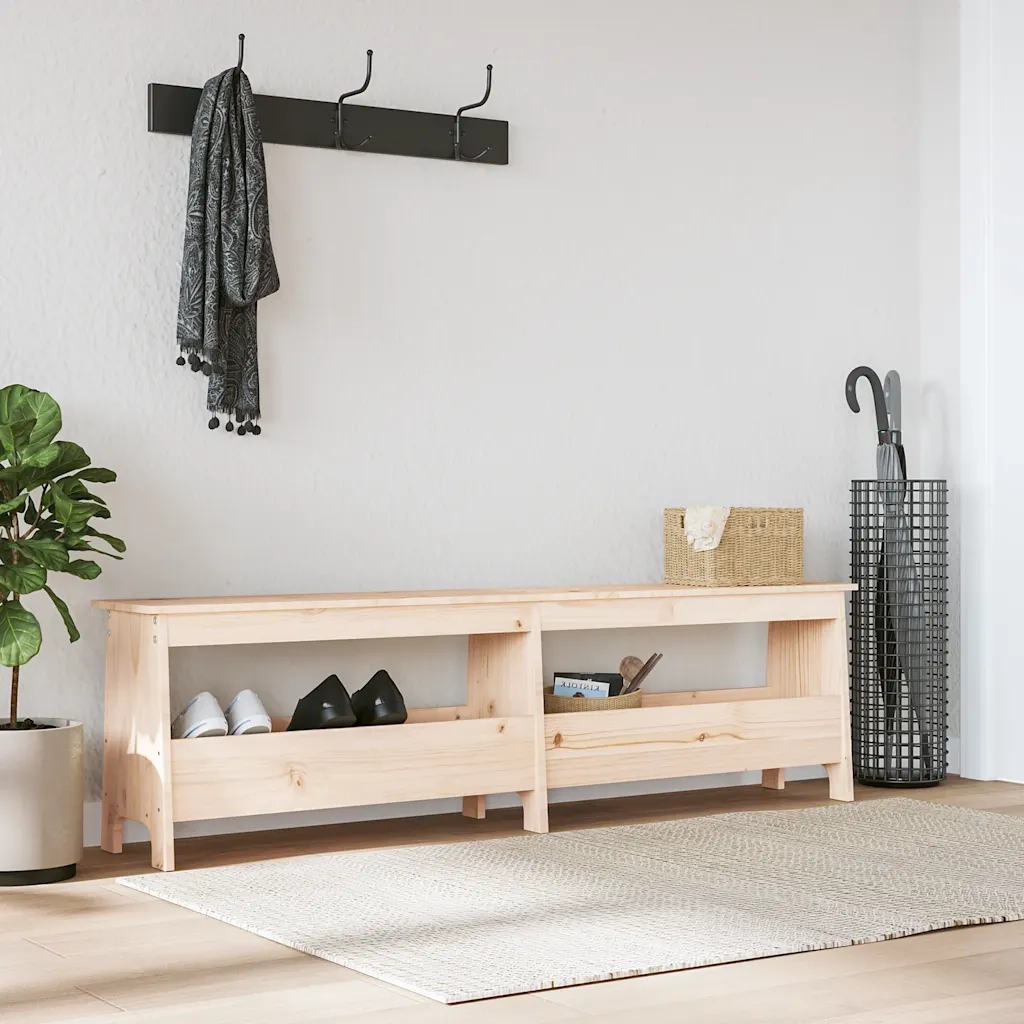 Panca da Ingresso 16028x45 cm in Legno Massello di Pinocod mxl 85628