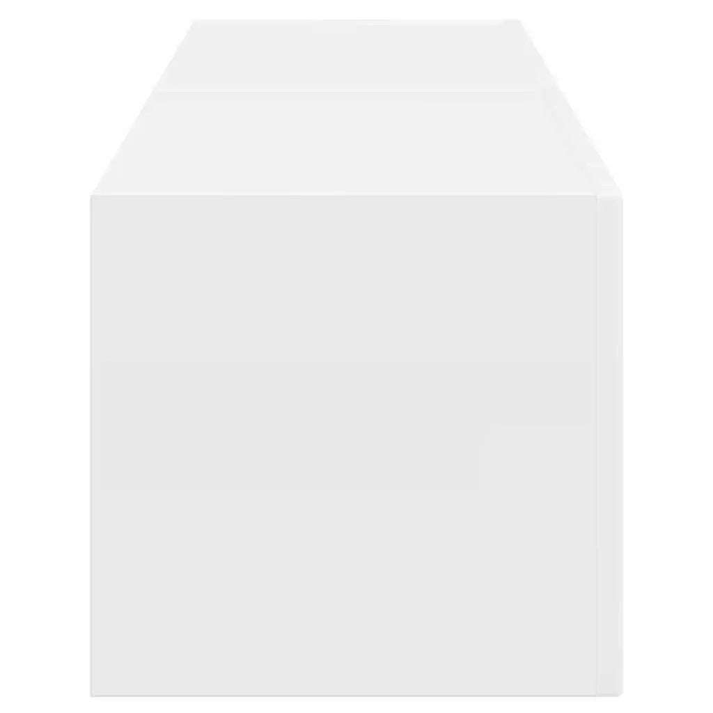 Mobile TV da parete 2 pcs Bianco Lucido 60 x 31 x 29,5 cm 892198