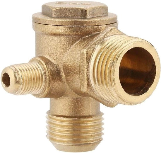 Clapet Anti-Ritorno a 90 Gradi Filetatura Maschio in Rame di Pressione Normale 20 * 19 * 10 mm