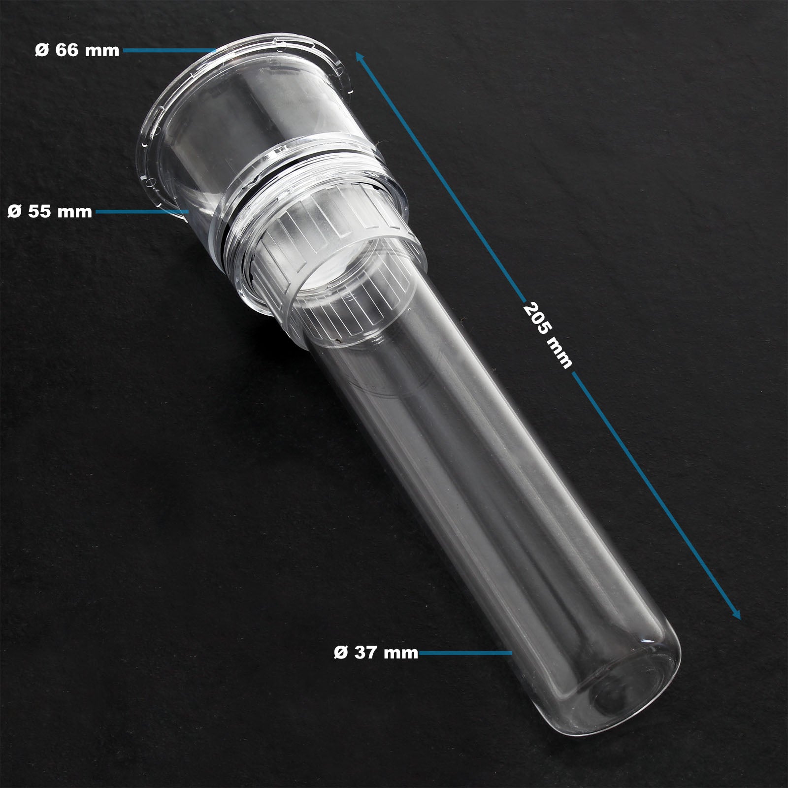 Pezzo di ricambio per pompa filtrante laghetto CUF 2500 5000 6000 Boccola in vetro di quarzo