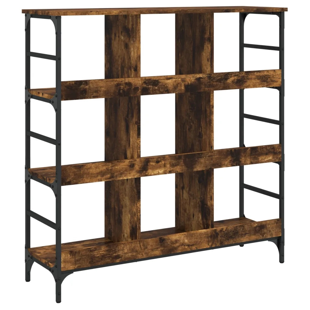 Credenza Rovere Fumo 102x32x103,5 cm in Legno Multistrato 837729