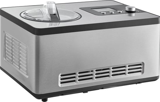 Macchina per il Congelamento Automatico con Compressore Raffreddamento Integrato, Nessuna Precongelazione 60 Minuti, Display LCD 180 W