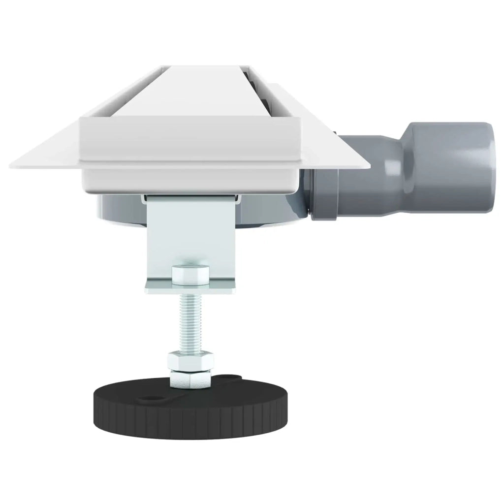 Scarico doccia 2-in-1 con sifone a 360° Argento 100 cm