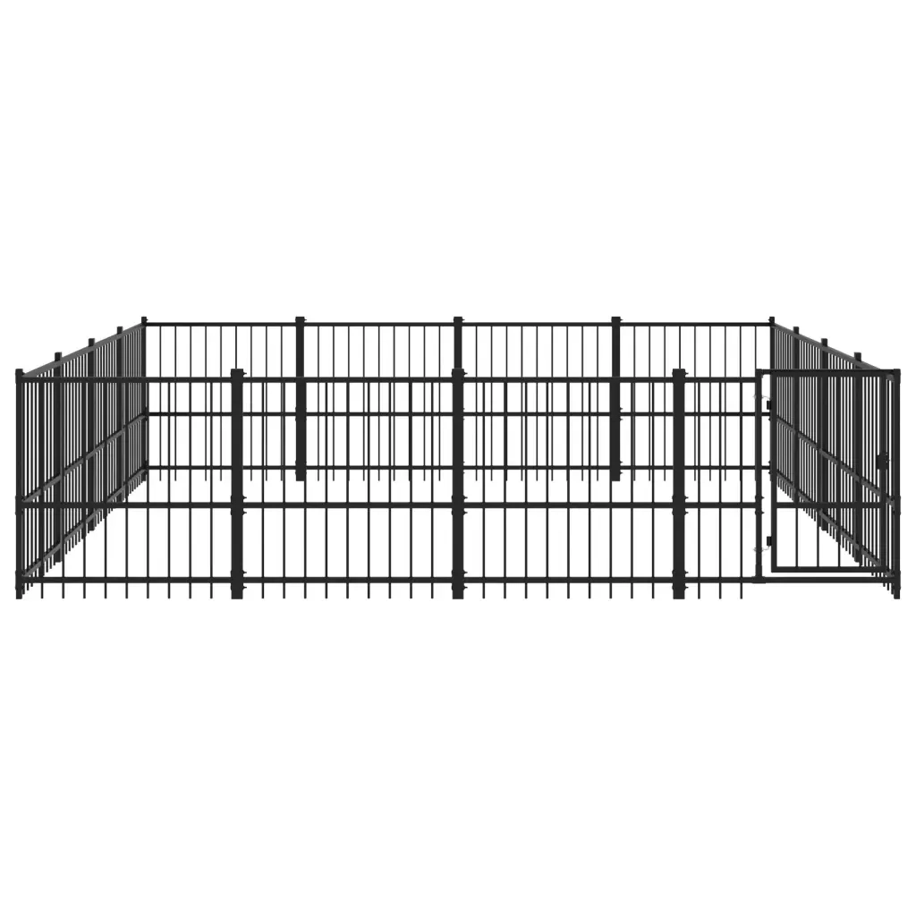 Gabbia per Cani da Esterno in Acciaio 15,05 m² 3124626