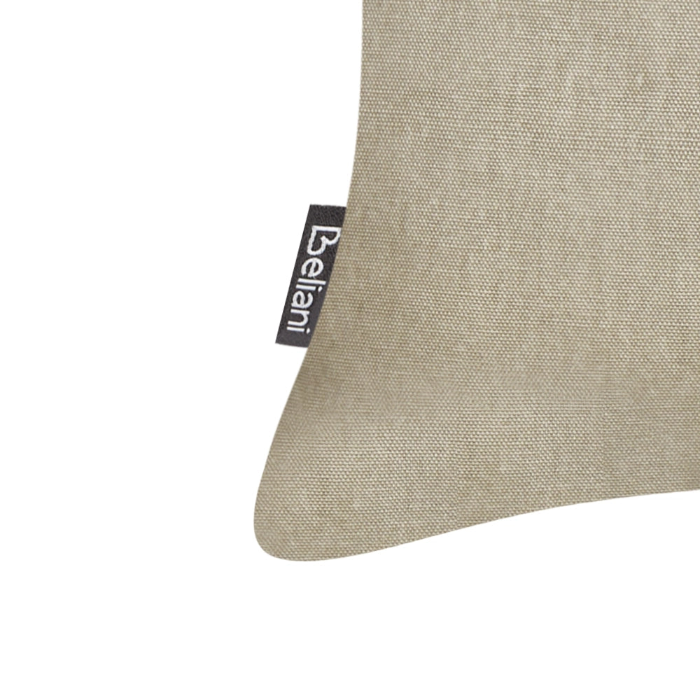 Set di 2 cuscini decorativi in cotone tortora 35 x 50 cm stile moderno soggiorno