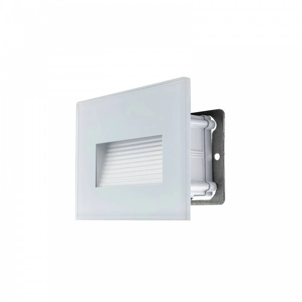 Trade Shop - Segnapasso Led 4w Incasso Per Scatola 503 3000k 4000k Ip65 Cornice In Vetro -