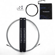 Touw in Acciaio Leggero per Crossfit e Double-Unders con Bielle a Rulli - Rullo da Corso Leggero