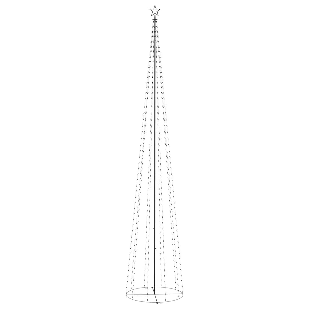 Albero di Natale a Cono con 752 LED Blu 160x500 cm 328725