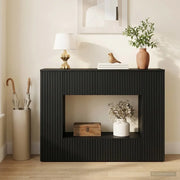 Tavolo consolle Nero 101 x 29 x 74 cm Legno ingegnerizzato 899878