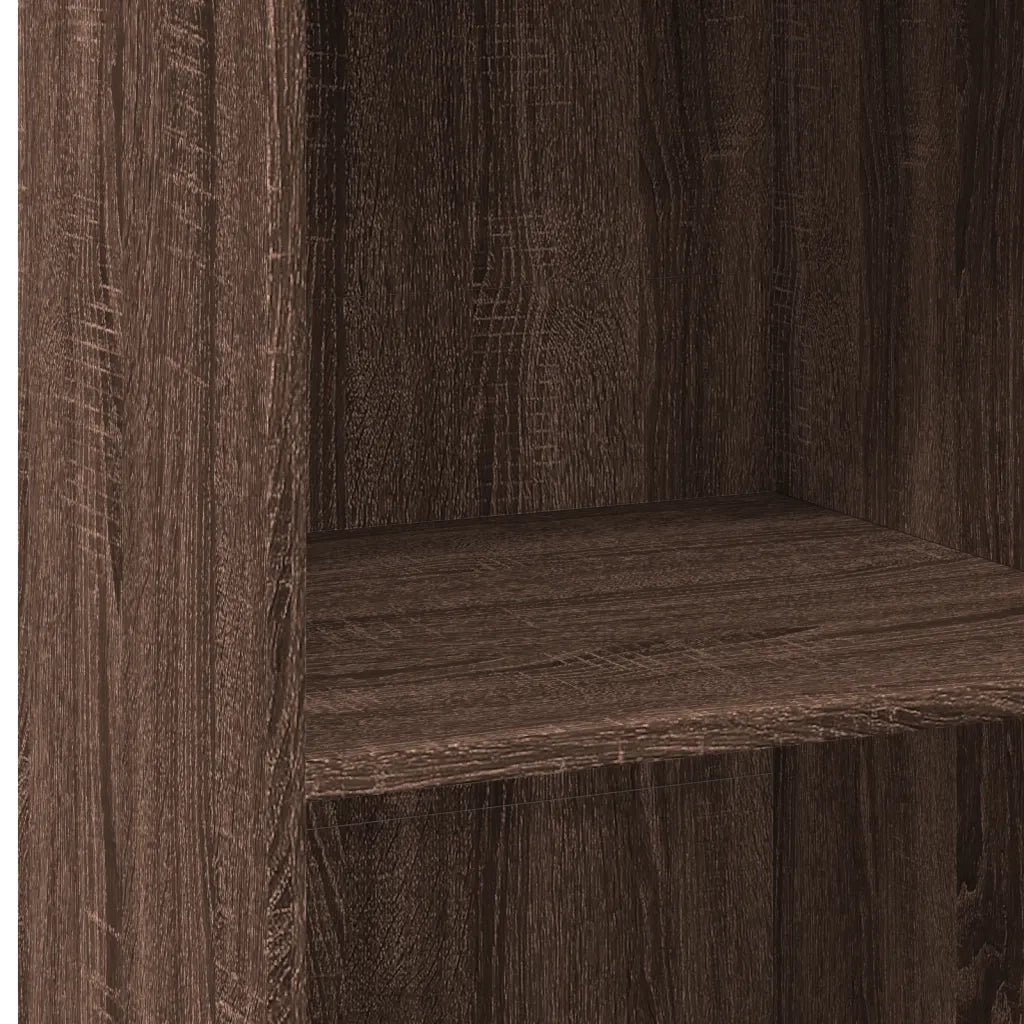 Credenza Rovere Marrone 45x41x124cm in Legno Multistrato 846396