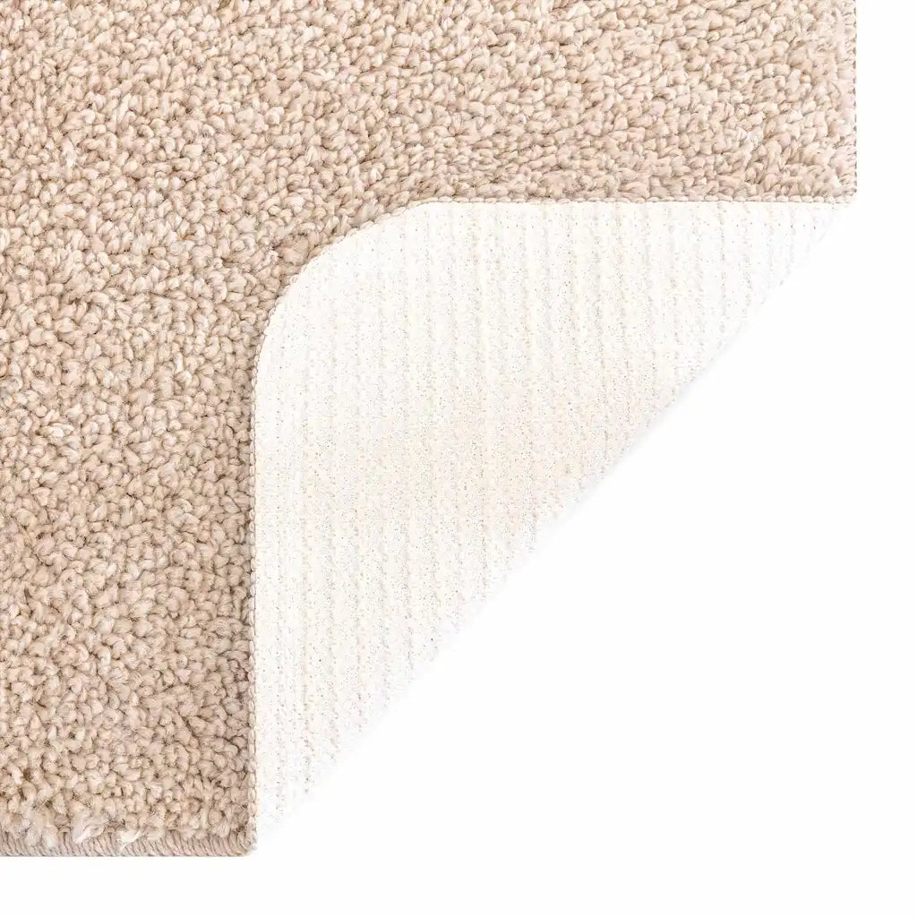 Tappetino da bagno antiscivolo Crema 70 x 120 cm PP 4019846