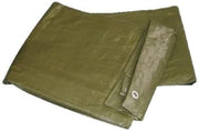 TELO IN POLIETILENE OCCHIELLATO LEGGERO COLORE VERDE 5X5 MT