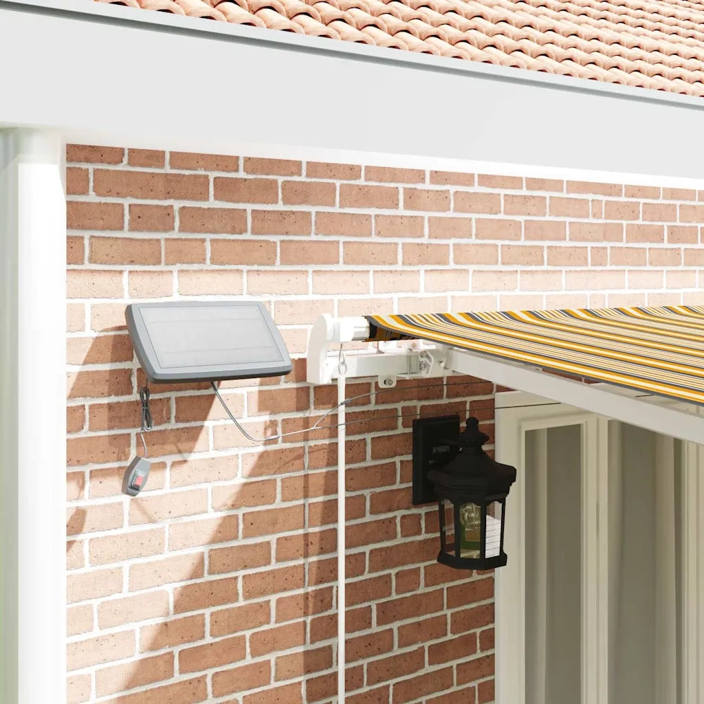 Tenda Retrattile Multicolore 600 × 300 cm Tessuto e acciaio 3331622