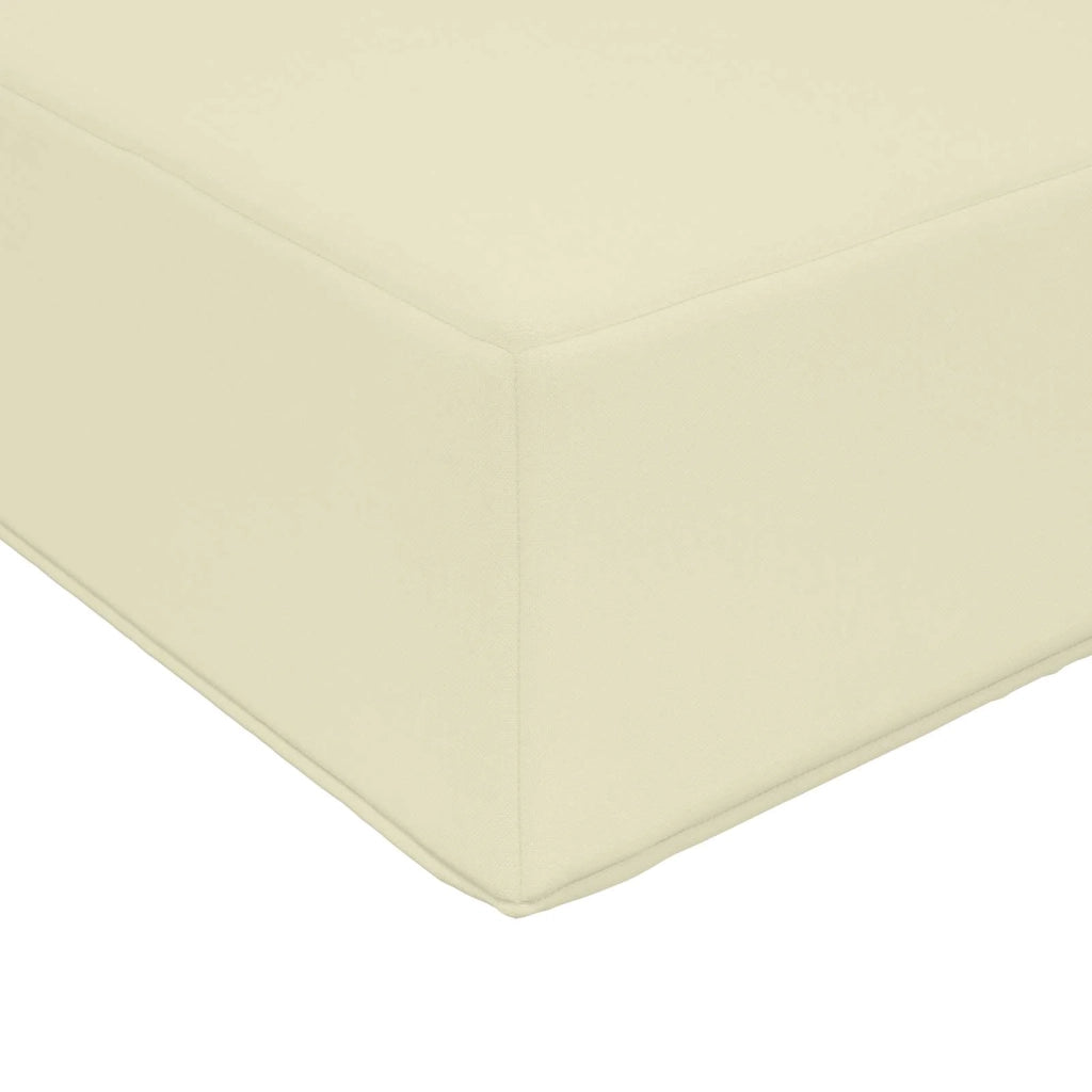 Cuscino per divano da esterno 3 pcs Crema Poliestere